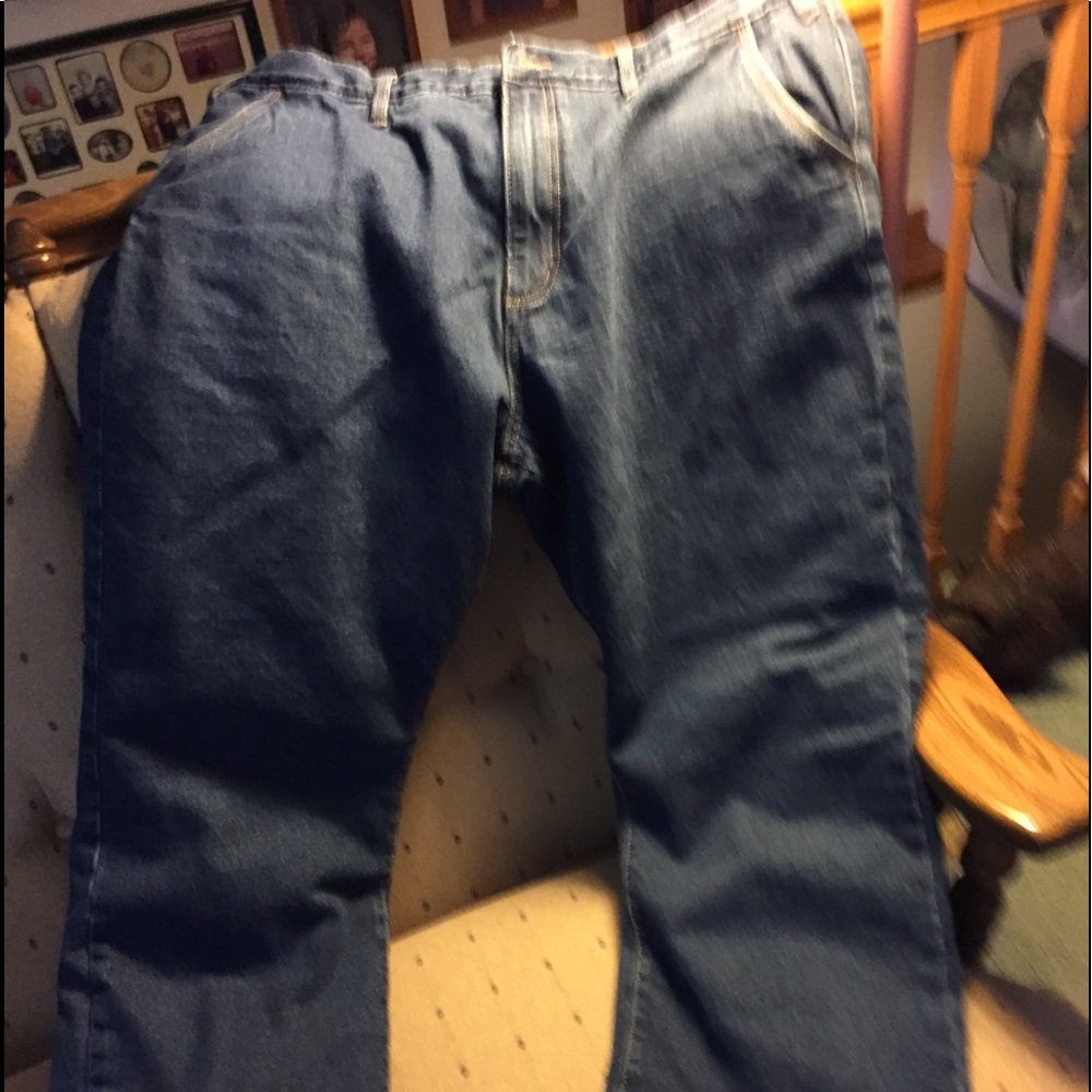 Flannel-lined jeans w/Thinsulate